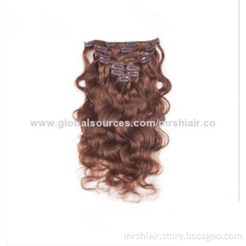 20-Inch Brazilian Remy body wave clip-in hair extension